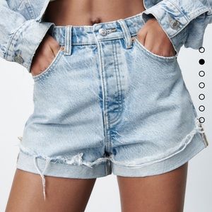 Zara jean shorts.